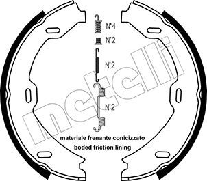 METELLI Bremžu loku kompl., Stāvbremze 53-0241K