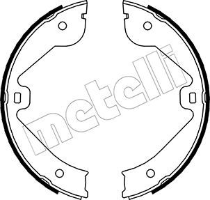 METELLI Комплект тормозных колодок, стояночная тормозная с 53-0244