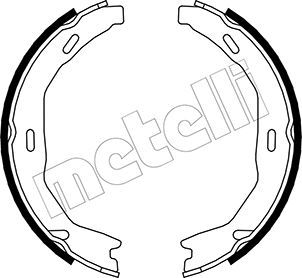 METELLI Комплект тормозных колодок, стояночная тормозная с 53-0245