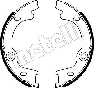 METELLI Комплект тормозных колодок, стояночная тормозная с 53-0505