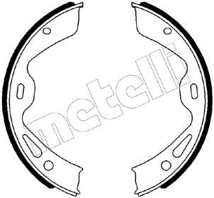 METELLI Комплект тормозных колодок, стояночная тормозная с 53-0511