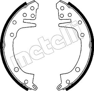 METELLI Комплект тормозных колодок 53-0598