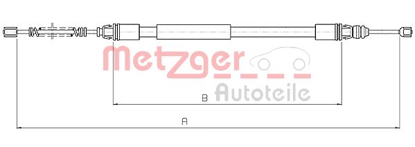 METZGER Trose, Stāvbremžu sistēma 10.4712
