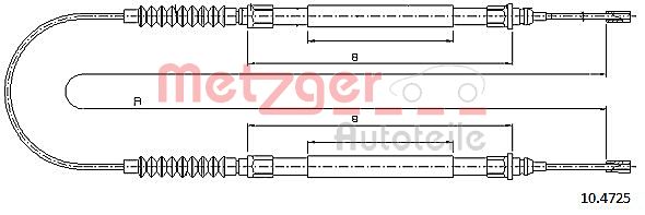 METZGER Trose, Stāvbremžu sistēma 10.4725