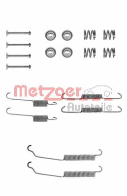 METZGER Комплектующие, тормозная колодка 105-0701