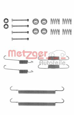 METZGER Комплектующие, тормозная колодка 105-0707