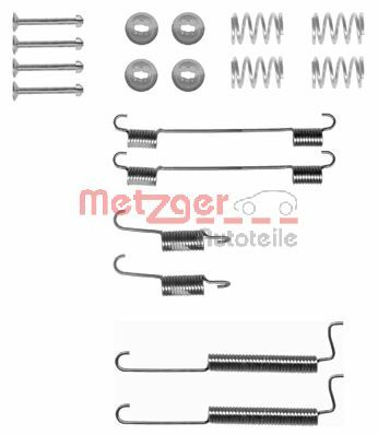 METZGER Комплектующие, тормозная колодка 105-0795
