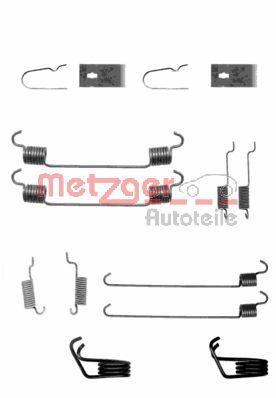 METZGER Piederumu komplekts, Bremžu loki 105-0799