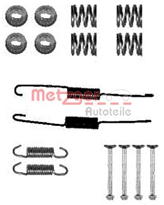 METZGER Комплектующие, тормозная колодка 105-0879