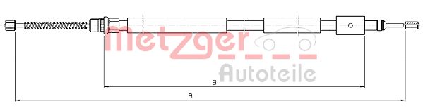 METZGER Trose, Stāvbremžu sistēma 10.6031