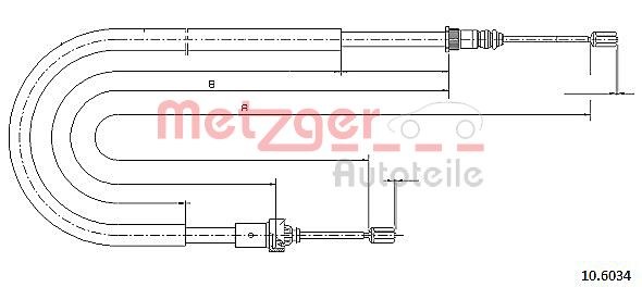 METZGER Trose, Stāvbremžu sistēma 10.6034