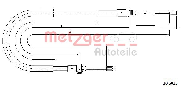 METZGER Trose, Stāvbremžu sistēma 10.6035