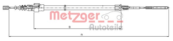 METZGER Trose, Stāvbremžu sistēma 10.7406