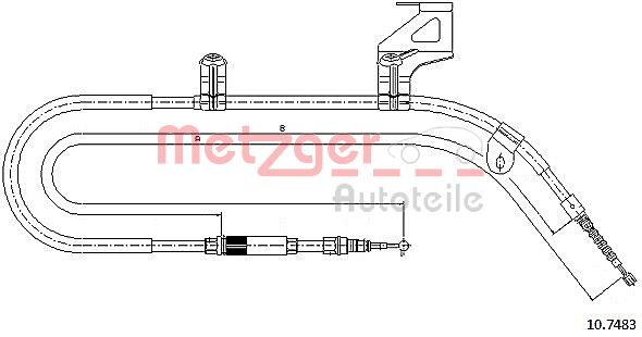METZGER Trose, Stāvbremžu sistēma 10.7483