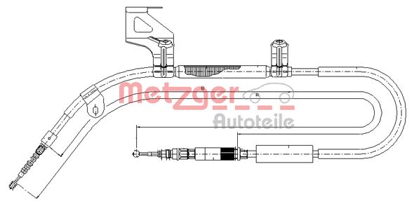 METZGER Trose, Stāvbremžu sistēma 10.7586