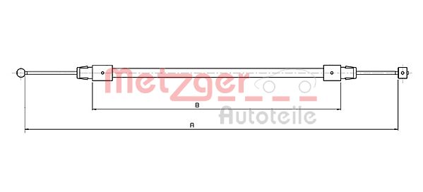 METZGER Trose, Stāvbremžu sistēma 10.7633