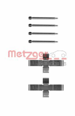 METZGER Комплектующие, колодки дискового тормоза 109-1004