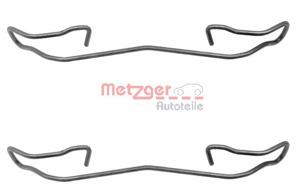 METZGER Комплектующие, колодки дискового тормоза 109-1187