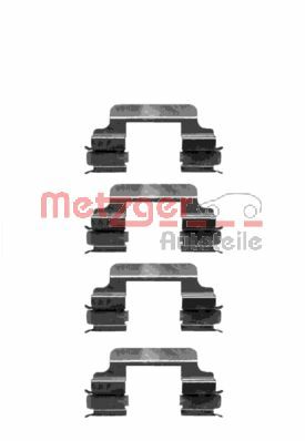 METZGER Комплектующие, колодки дискового тормоза 109-1231