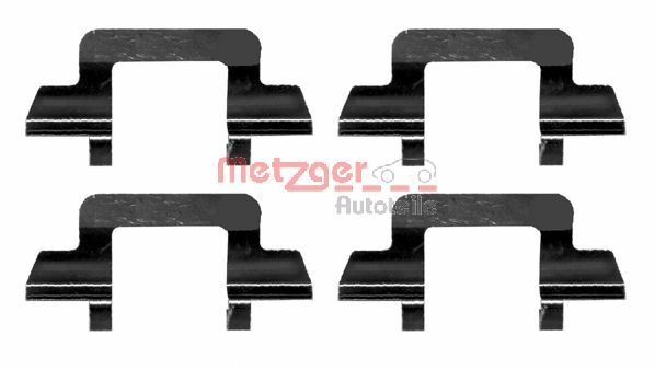 METZGER Комплектующие, колодки дискового тормоза 109-1243