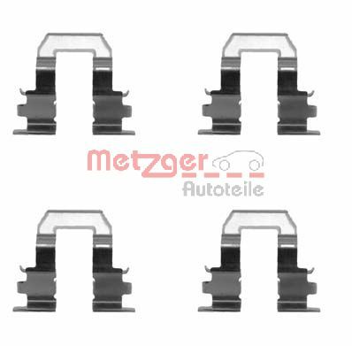 METZGER Комплектующие, колодки дискового тормоза 109-1255