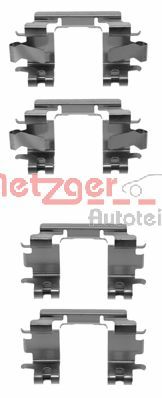 METZGER Комплектующие, колодки дискового тормоза 109-1257