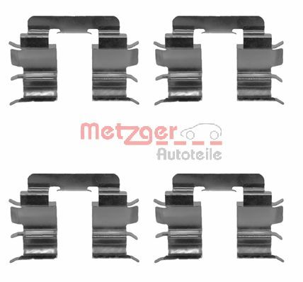 METZGER Комплектующие, колодки дискового тормоза 109-1272