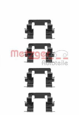 METZGER Комплектующие, колодки дискового тормоза 109-1278