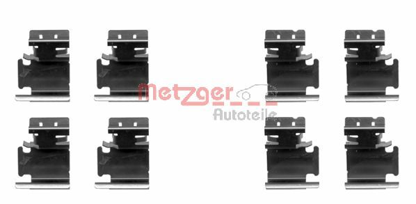 METZGER Комплектующие, колодки дискового тормоза 109-1298