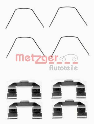 METZGER Комплектующие, колодки дискового тормоза 109-1607
