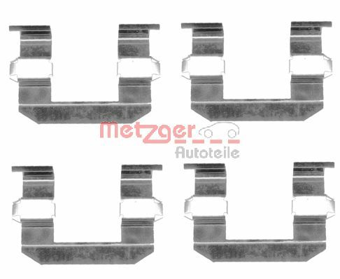 METZGER Комплектующие, колодки дискового тормоза 109-1645
