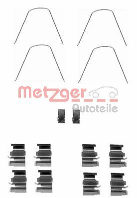 METZGER Комплектующие, колодки дискового тормоза 109-1651