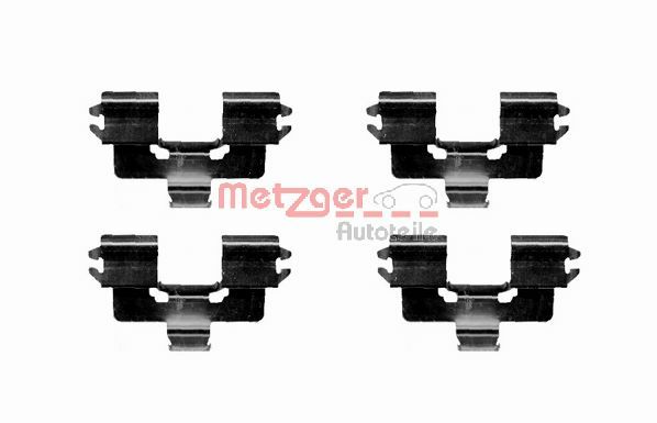 METZGER Комплектующие, колодки дискового тормоза 109-1666