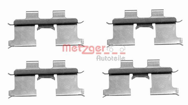 METZGER Комплектующие, колодки дискового тормоза 109-1667