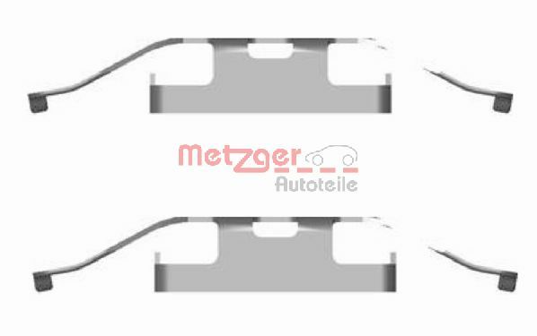METZGER Комплектующие, колодки дискового тормоза 109-1682