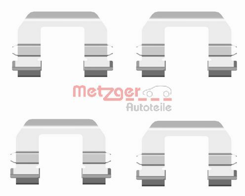 METZGER Комплектующие, колодки дискового тормоза 109-1693