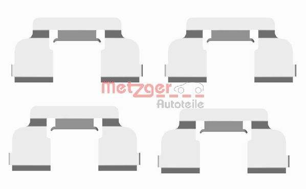 METZGER Комплектующие, колодки дискового тормоза 109-1698