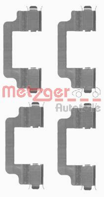METZGER Комплектующие, колодки дискового тормоза 109-1727