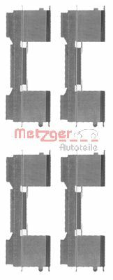 METZGER Комплектующие, колодки дискового тормоза 109-1729