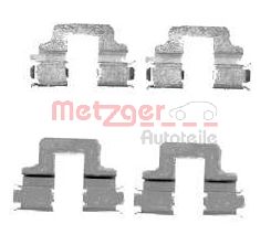 METZGER Комплектующие, колодки дискового тормоза 109-1731
