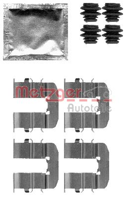 METZGER Комплектующие, колодки дискового тормоза 109-1814