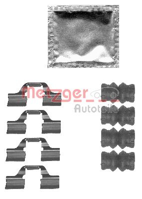 METZGER Комплектующие, колодки дискового тормоза 109-1827