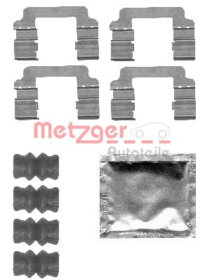 METZGER Комплектующие, колодки дискового тормоза 109-1830