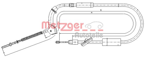 METZGER Trose, Stāvbremžu sistēma 10.9332