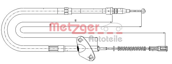 METZGER Trose, Stāvbremžu sistēma 10.9871