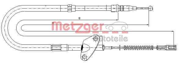 METZGER Trose, Stāvbremžu sistēma 10.9872