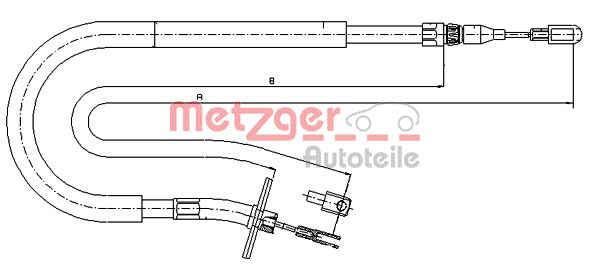 METZGER Trose, Stāvbremžu sistēma 10.9875