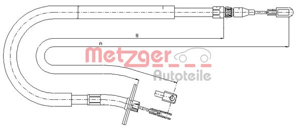 METZGER Trose, Stāvbremžu sistēma 10.9879