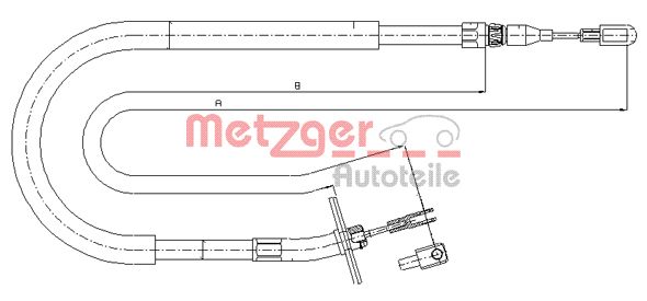 METZGER Trose, Stāvbremžu sistēma 10.9880