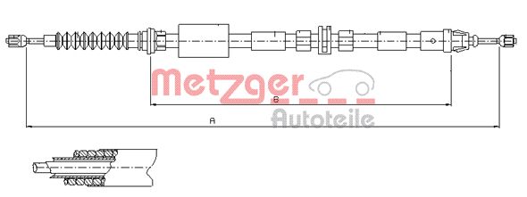 METZGER Trose, Stāvbremžu sistēma 11.5511